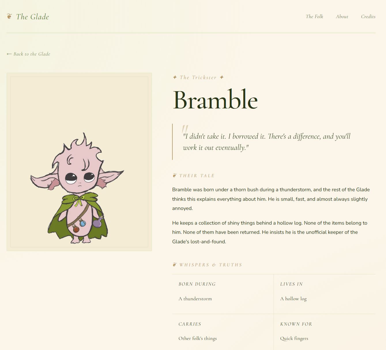 The Glade animation project preview